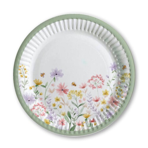 Nutmeg Home Pretty Floral  Plates