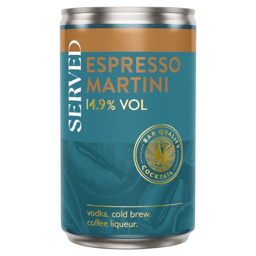 Served espresso martini