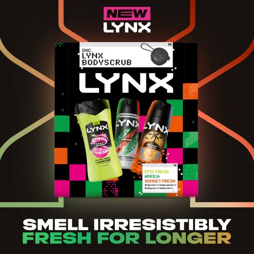 Lynx All Stars Trio Body Scrub Gift Set