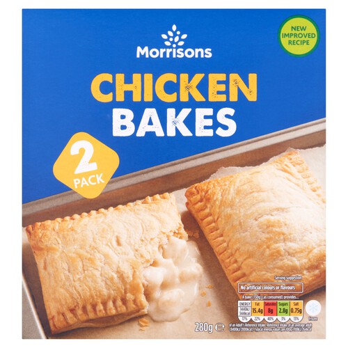 Morrisons 2 Chicken Bakes