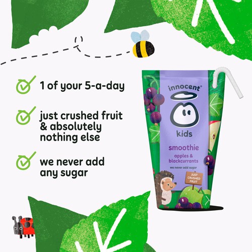 Innocent Kids Smoothies Apples & Blackcurrants 