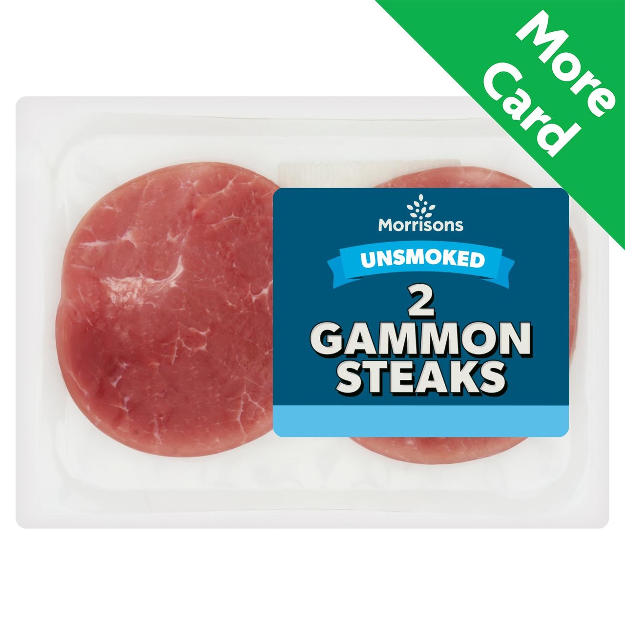 Morrisons 2 Unsmoked Gammon Steaks