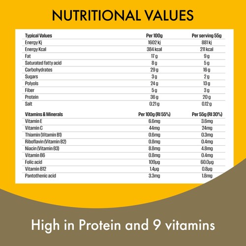 Fulfil Protein + Vitamin Bar Milk Chocolate Hazelnut Whip