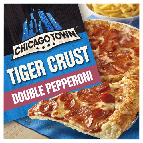  Chicago Town Tiger Crust Double Pepperoni