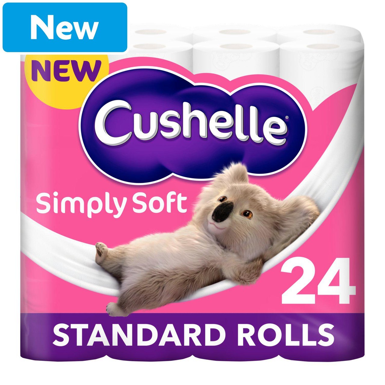 Cushelle Simply Soft Toilet Roll 24 Standard Rolls