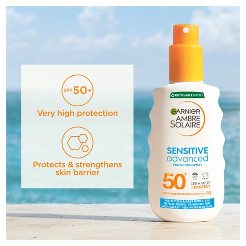 Ambre Solaire SPF 50 Sensitive Advanced Spray 