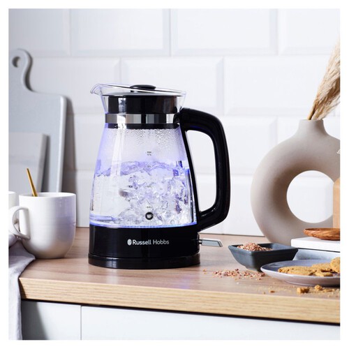 Russell Hobbs Cordless Electric Glass Kettle Black 26080