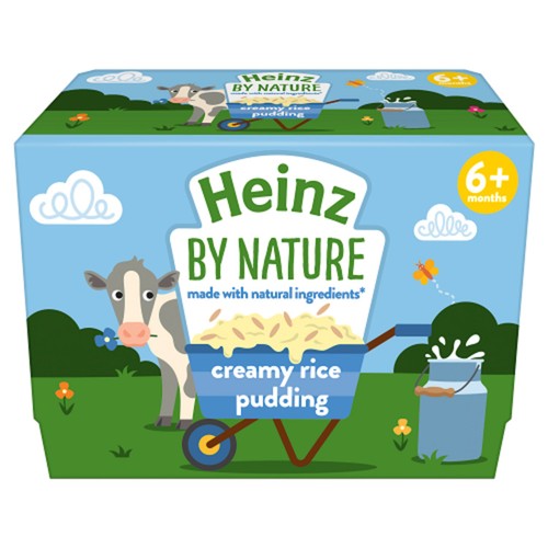 Heinz By Nature Creamy Rice Pudding 6+ Months Baby Food 