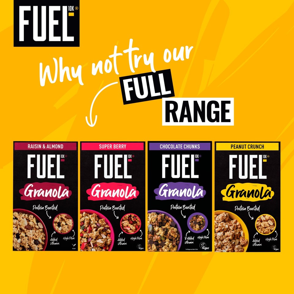 FUEL 10K Protein Boosted Chunky Granola, Chocolate Loaded - 6x400g