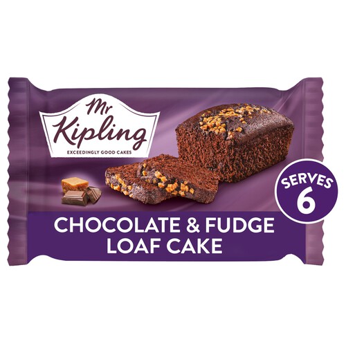 Mr Kipling Chocolate & Fudge Loaf Cake