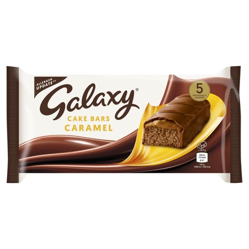 Galaxy Caramel Cake Bars 5 Pack