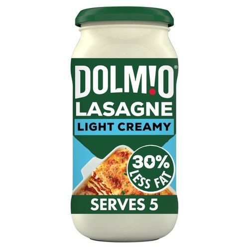 Dolmio Lasagne Light Creamy White Pasta Sauce 30% Less Fat 440g