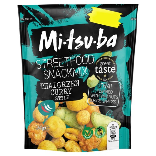 Mitsuba StreetFood SnackMix Thai Green Curry Style 140g