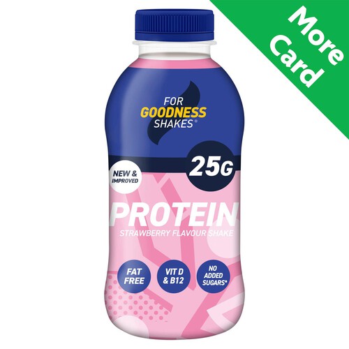 For Goodness Shakes Protein 25g Strawberry Shake