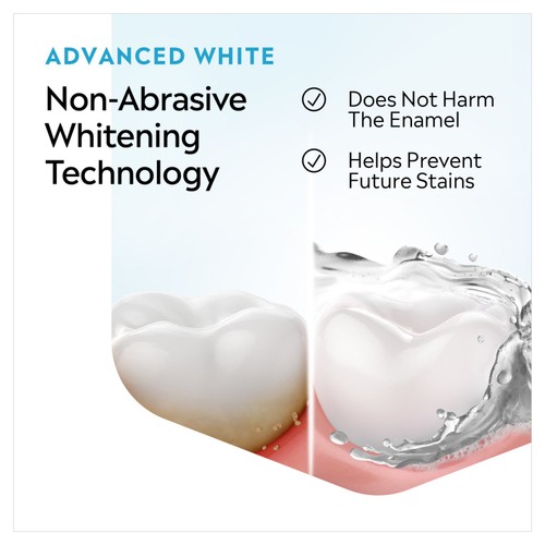 Listerine Advanced White Milder Taste Mouthwash 500ml
