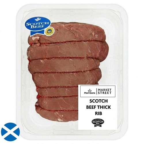 Morrisons Scotch Thick Rib Joint 690g