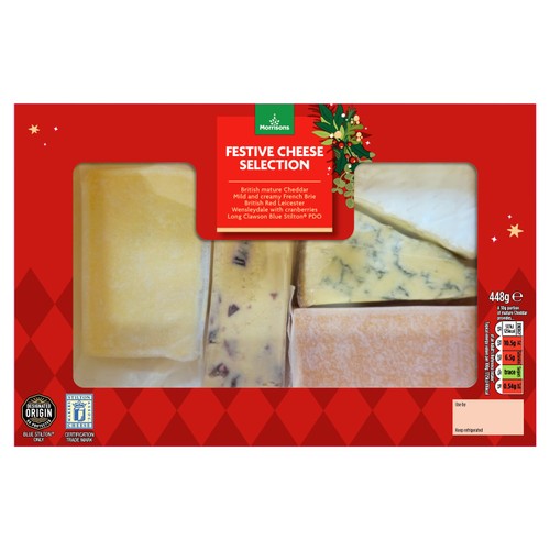 Morrisons Festive Cheese Selection 448g