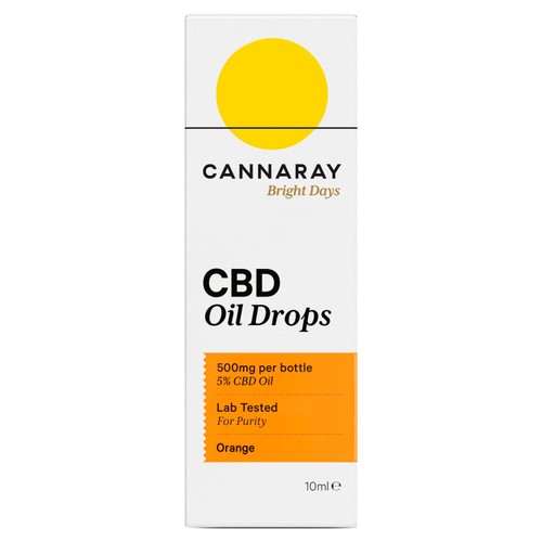 Cannaray Bright Days CBD Oil Drops Orange 10ml