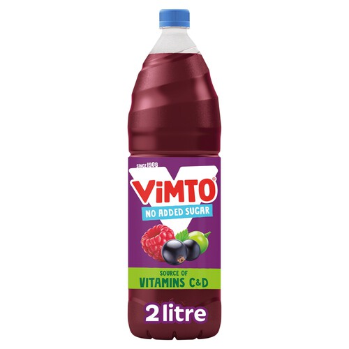 Vimto No Added Sugar Flavoured Real Fruit Squash