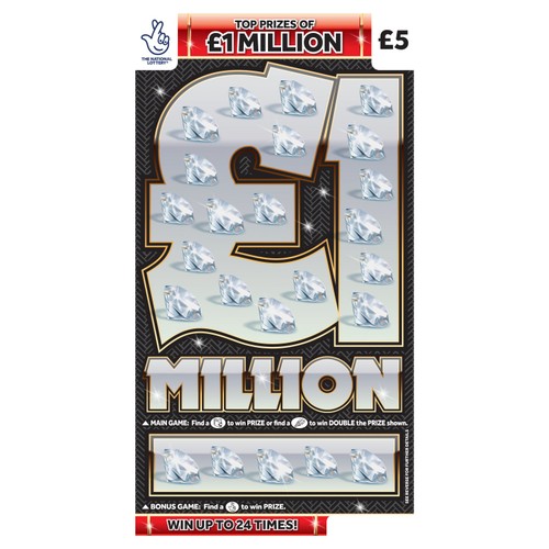 (SC) National Lottery £1 Million Scratch Card