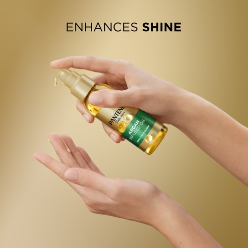 Pantene Smooth and Sleek Hair Oil For Frizzy And Dull Hair