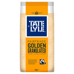 Tate & Lyle Fairtrade Golden Caster Pure Cane Sugar 1kg