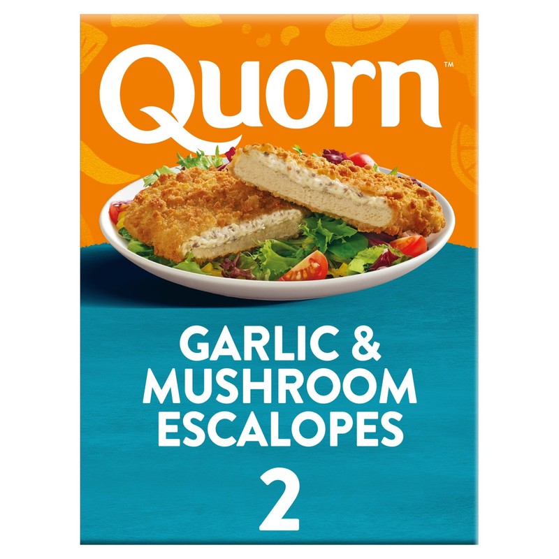 Quorn Garlic & Mushroom Vegetarian Escalopes x2 240g - Morrisons Online ...
