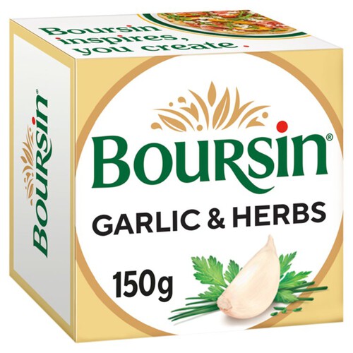 Boursin Garlic & Herbs Soft French Cream Cheese