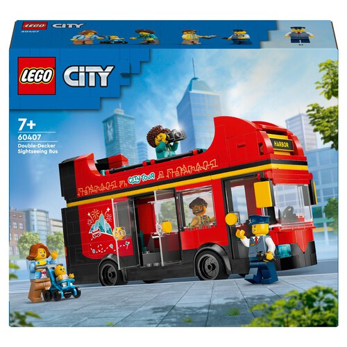 Lego City Red Double-Decker Sightseeing Bus 60407