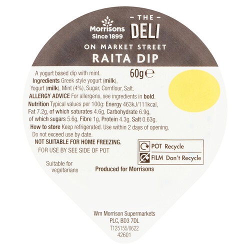 Market Street Deli Raita Dip