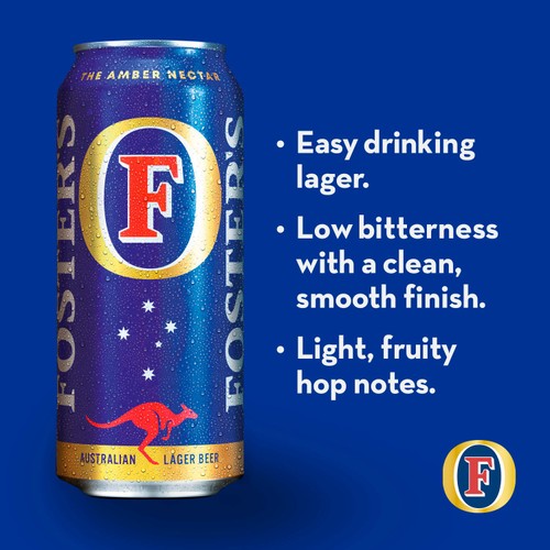 Foster's Lager Beer Can  18 x 440ml