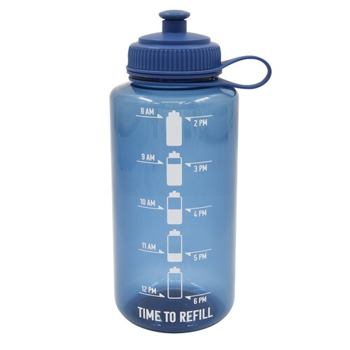 Nutmeg Home Blue Yoga Bottle