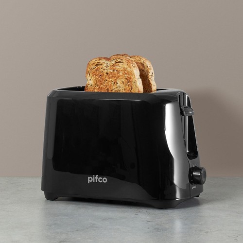 Pifco Essentials Black Toaster