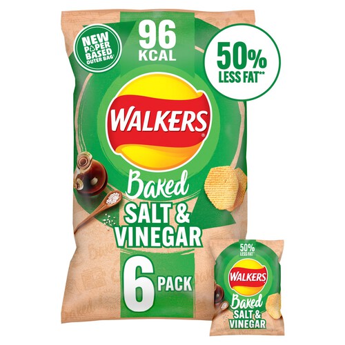 Walkers Baked Salt & Vinegar Snacks Crisps