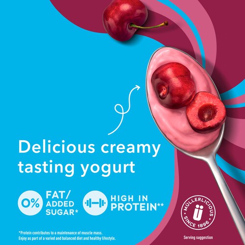 Muller Light Cherry Fat Free Yogurt