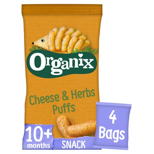  Organix Cheese & Herb Puffs 10+ Months