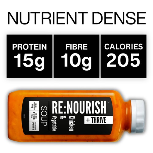 RENOURISH +Thrive Chicken & Vegetable Soup 500g