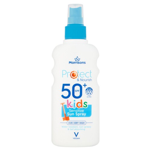 Morrisons Kids Sensitive Sun Spray Spf50+