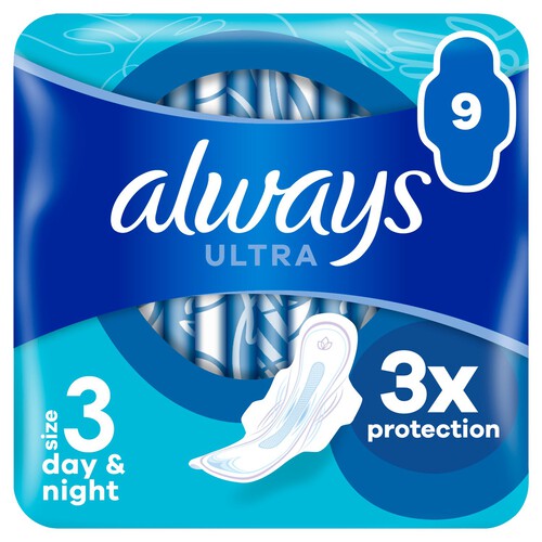 Always Ultra Day  Night With Wings Size 3