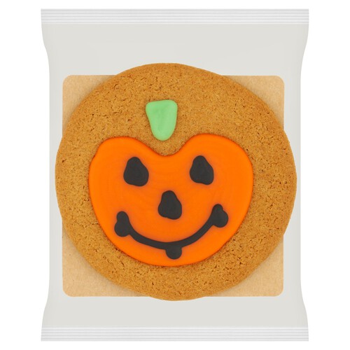 Morrisons Halloween Pumpkin Gingerbread Biscuit