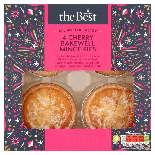 Morrisons The Best Cherry Bakewell Mince Pies