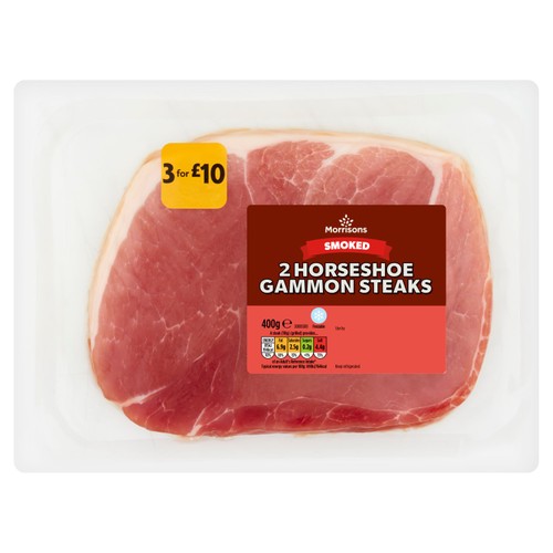 Morrisons Smoked Horseshoe Gammon Steak