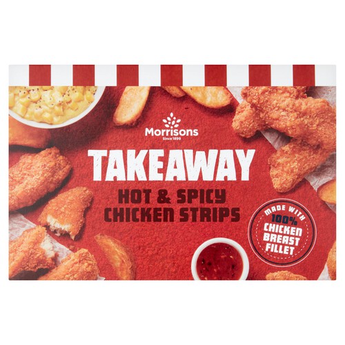 Morrisons Hot & Spicy Coated Chicken Strips