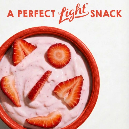 Light & Free Strawberry Greek Style Fat Free Yoghurt Multipack 4x115g