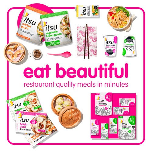 Itsu 12 Korean BBQ Beef Gyoza Dinner Dumplings