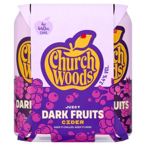 Churchwoods Dark Fruit 4 x 440ml
