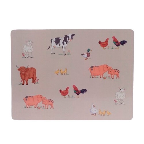 Nutmeg Home Farmyard Animal Placemats