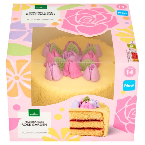 Morrisons Rose Celebration Cake Serves 14 1099g