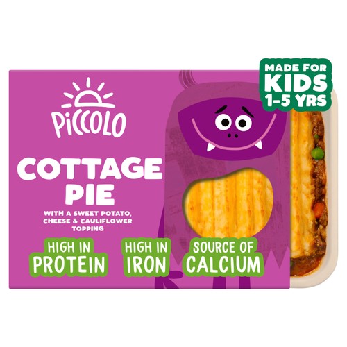 Piccolo Cottage Pie With Sweet Potato, Cheese & Cauliflower 200g