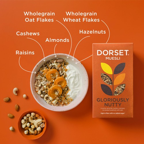 Dorset Gloriously Nutty Muesli Breakfast Cereal 500g